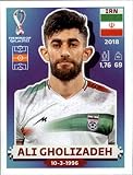 2022 Panini World Cup Qatar Sticker #IRN14 Ali Gholizadeh Group B Iran Mini Sticker Trading Card