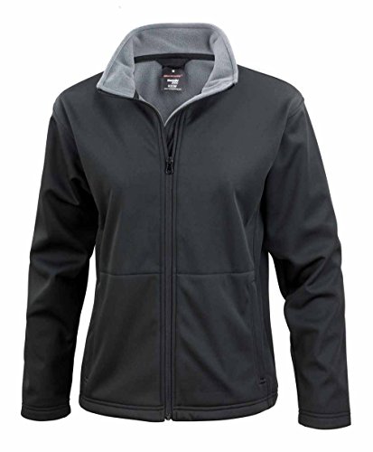 Veste zippée softshell femme Result R209F avec intérieur micro-polaire chaud