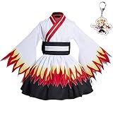 Rengoku Kyoujurou Dress Cosplay Costume kamado Tanjirou Kimono Suit Halloween Full Set Maid Outfit
