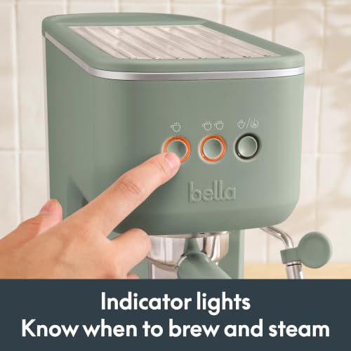 bella JOLT 20-bar Slim Espresso Maker, Aloe by BELLA - Used condition - Image 3