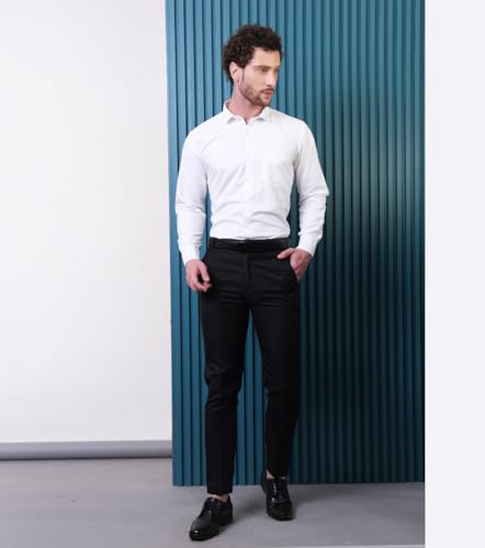 Image of CONTRARY Men's Solid Plain Satin Shirt | Stylish Casual & Formal Wear | Premium Pure Satin Silk Silk Fabric | Full Sleeve Button-Down Shirt for Office, Parties & Daily Outfits (Multicolor)