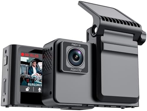 Amazon.com: Dual Dash Cam 2K Record Inside - 2K/1080P Front and Inside ...