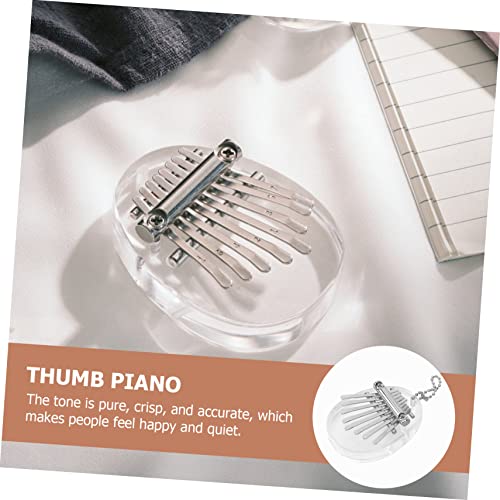 Vaguelly Piano De Dedo De 8 Oitavas Piano De Brinquedo Presentes De Cristal Piano De Dedo De 8 Tecla