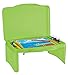 HearthSong Foldable Lap Desk for Kids with Storage - Ideal Floor Desk for Drawing, Studying, Portable Folding Travel Lap Table, Versatile Bed Desk & Lap Tray, Green