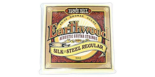 ERNIEBALL (アーニーボール) アコースティックギター弦 Earthwood 80/20 Silk & Steel Regular #2043