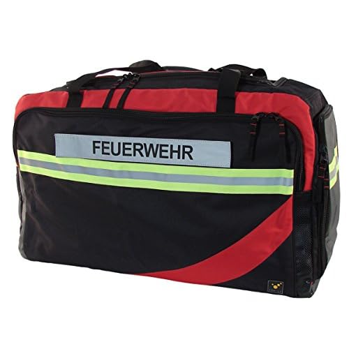 tee-uu RAGBAG PRO Bekleidungstasche (Verschiedene Varianten) (inkl. Reflexstreifen Feuerwehr)