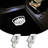 Car LED Logo Projector Door Courtesy Shadow Light for Forester 2013-2026, 2-Pack, Quartz Glass Lens, High-Definition Fade-Resistant Welcome Lamp (White, A)
