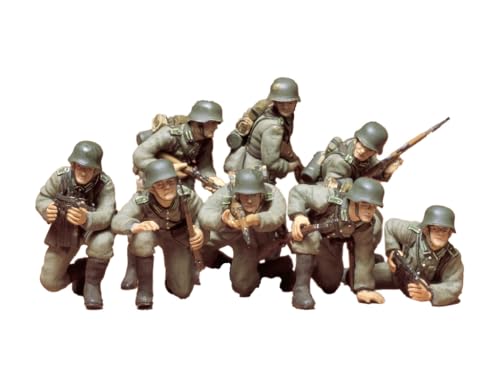 Set de 8 Figurines Grenardiers allemands Tamiya 300035061-1:35 WWII