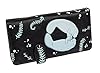 Shag Wear Damen Premium Vegan Clutch Kartenhalter Reißverschluss Geldbörse Geldbörse mit hübschen Tiermotiven, Manatees Spielhaus, Schwarz, Large, Clutch #3