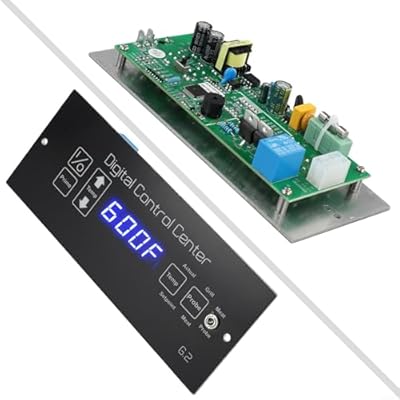 Digital Thermostat Control Board For Louisiana Grills Pellet Grill w/Harness, -16006-F 120V/230V, Thermostat Pellet Grill Temperature Controller