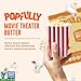POPFULLY Movie Theatre Butter Popcorn Fully Pops, Sharing Bags, Buttery Flavor, Big Pop, Micro Popcorn Bags, 18-Pack