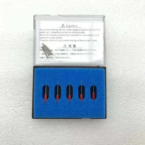 Image of Tools CB09UB-5 Cutting Blade Knife for compatible with Graphtec CE3000 CE5000 CE6000 CE7000 FC8600 FC8000 Cutter CB09U Knife Blade 30/45/60Degree(45 Degree)