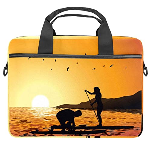 Sacoche PC 14.5 pouces ultra-mince motif artistique Paddleboard Sunset