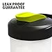 BluePeak Protein Shaker Bottle 28 oz with Dual Mixing Technology, Strong Loop Top, BPA Free, Shaker Balls & Mixing Grids Included - On-The-Go Large Protein Shakers (3 Pack - Black, Yellow, Pink)