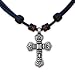 Produktbild HANA LIMA ® Lederkette Halskette Kreuzanhänger Kette Kreuz Kreuzschmuck Kruzifix Jesus