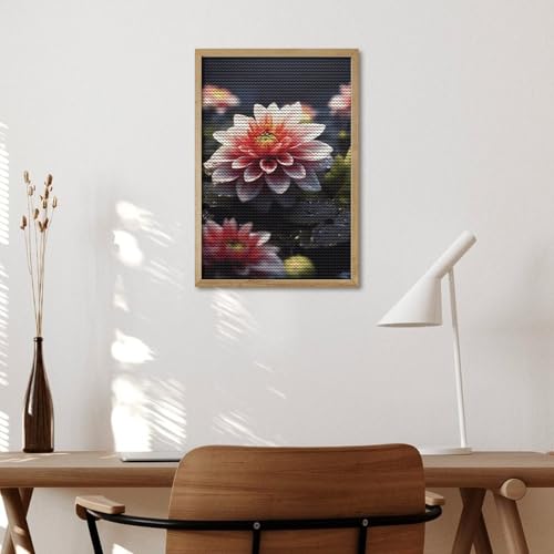 Kit de peinture diamant fleur MNVTSKOP pour adultes