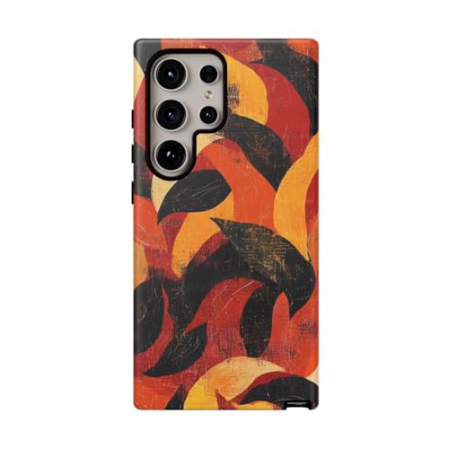 Coque Samsung S24 Ultra orange mate rigide pour éviter les rayures