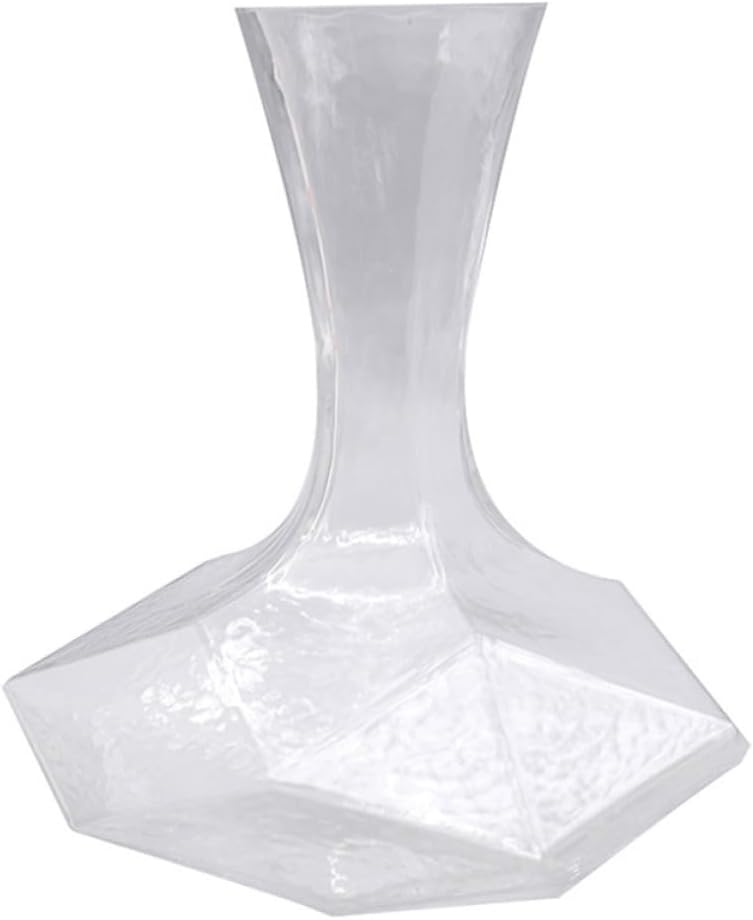 Cabilock Geometric Diamond Fast Wine Decanter Glass Carafe Handheld Aerator Decanter for Home and Restaurant Use