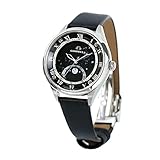 [シチズン] CITIZEN CAMPANOLA ムーンフェイズコレクション 俐月 りつき 黒漆螺鈿 クオーツ レディース 腕時計 EZ2000-14E