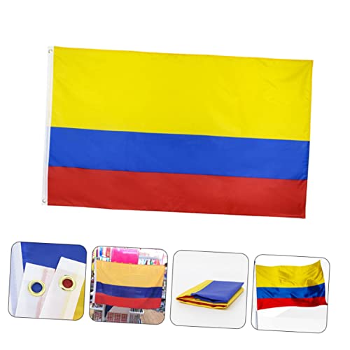 Drapeau colombien de haute qualité pour un ornement extérieur soigné et durable