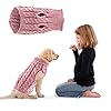 iFCOW hond trui, huisdier hond kleding mode coltrui breien trui breigoed bovenkleding, XL, Skin Pink