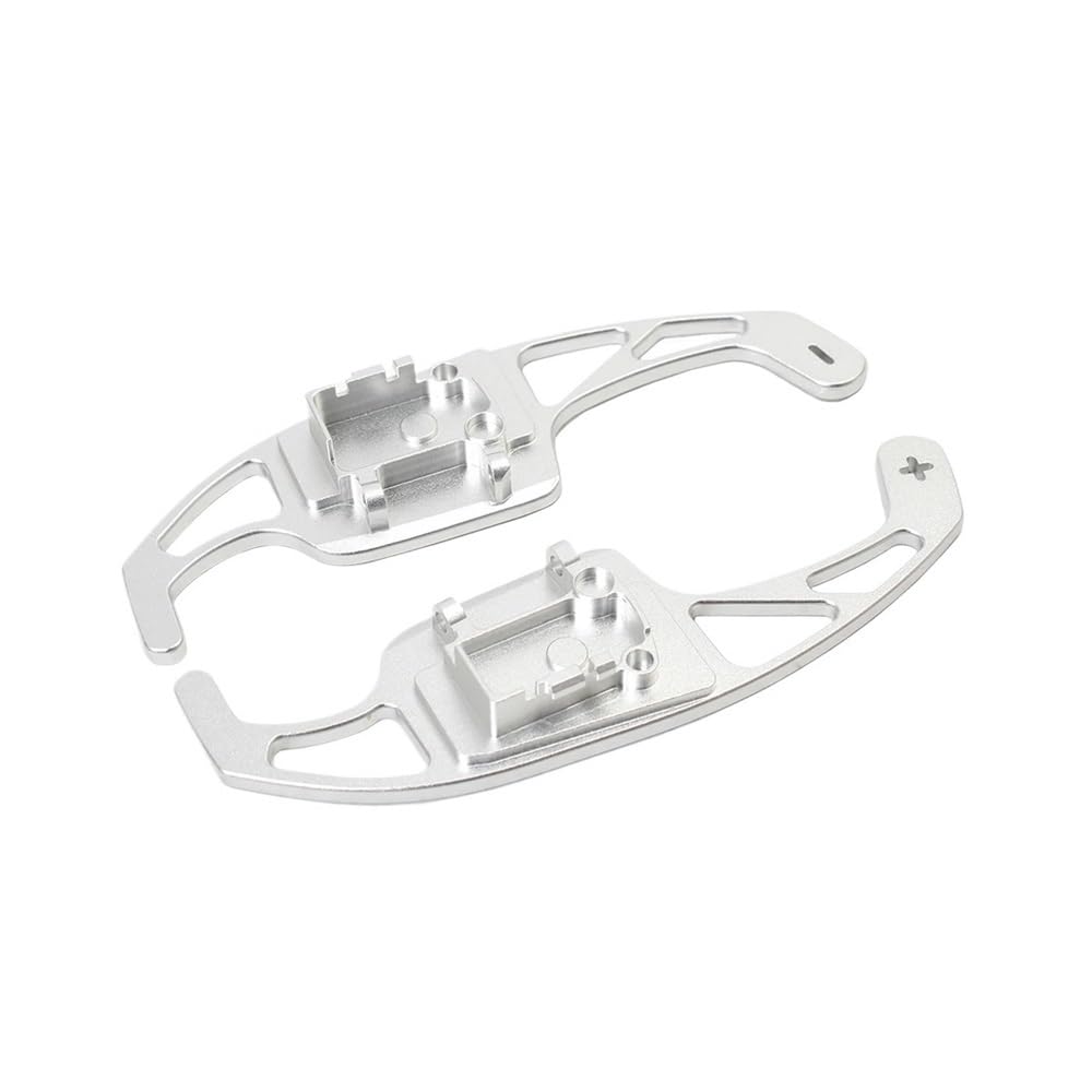 Fusw3t Silver Gear Shift Paddle Steering Wheel Paddle Shifter For Superb B8 For Scala For Karoq For Nu For Kodiaq Gear Extension 2Pcs