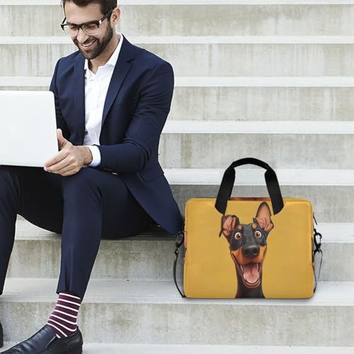 Funda para laptop de 15.6 pulgadas con correa y asa miniatura 3