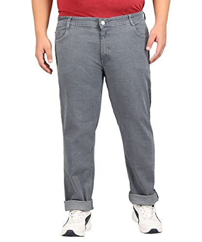 Image of STUDIO NEXX Regular Fit Cotton Lycra Blend Black Jeans