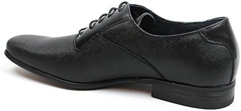 Ferro Aldo Black Herringbone Snipe Toe 19277b (11 U.S) | Image 5