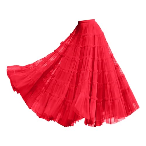 Jupe en tulle pour femmes confortable pour masquer les rondeurs avec élégance