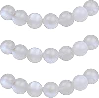 Vista 42 de MJDCB Cuentas de Amatista Natural de Ensueño Redondas de Piedra Cuentas Sueltas para Hacer Joyas 15" (8mm)