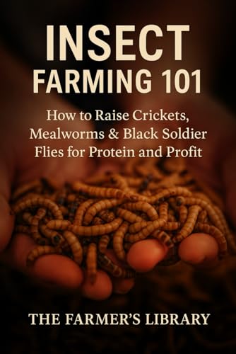 Insect Farming 101: How to Raise Crickets, Mealworms & Black Soldier Flies for Protein and Profit: A Step-by-Step Guide to Sustainable Insect Rearing for Home Use and Agribusiness Ventures
