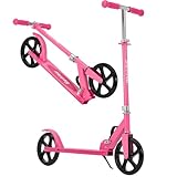 【Roues Lumineuses Silencieuses】Cette trottinette pour enfants est équipé de grandes roues PU de 200 mm, d’une plateforme antidérapante et d’un guidon, offrant une conduite fluide, silencieuse, résistante à l’usure et antidérapante. Le matériau PU élastique protège efficacement les parquets intérieurs contre les rayures et convient à tous types de sols.