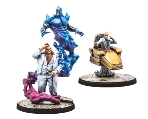 Marvel Crisis Protocol Professor X & Shadow King Pack de Figurines pour Jeu de Table de Choc - 6