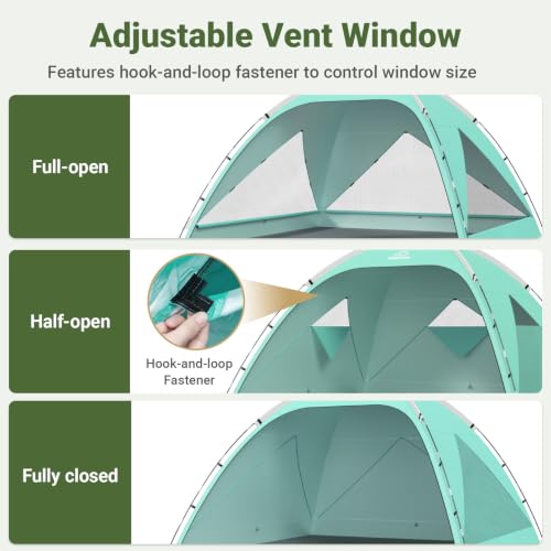 Wolfwise Beach Tent Sun Shelter Portable, Large 6 Person Sunshade Cabana by Wolfwise - Used condition - Image 3