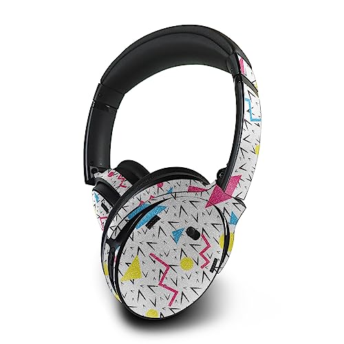 Image of MightySkins Glossy Glitter Skin Compatible with Bose QuietComfort 45 Headphones - 90s Fun | Protective, Durable High-Gloss Glitter Finish | Easy to Apply, Remove, and Change Styles | Made in The USA