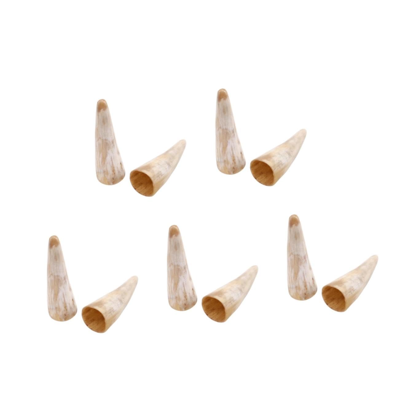 5 Ensembles Chope Médiévale Corne De Bœuf Gobelet Viking Pour Et Accessoire Vintage Pour Et Mariages 2 Pièces * 5
