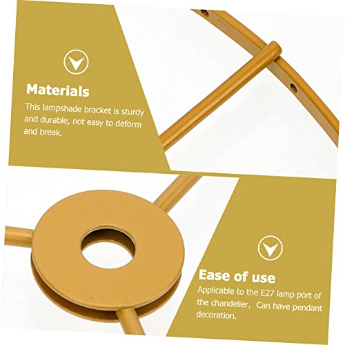 Cadre à Double Anneau Métal E27 - Support Lustre Autoconstruction