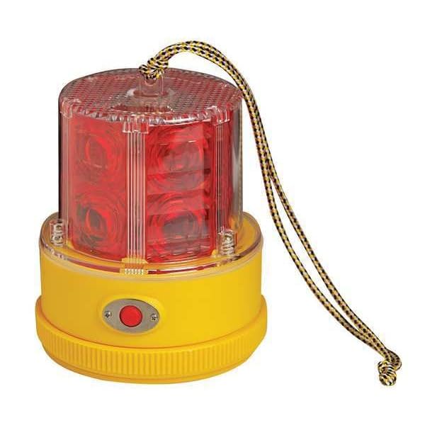 Federal Signal LED Light, Pipe Mount, 24VDC, Amber