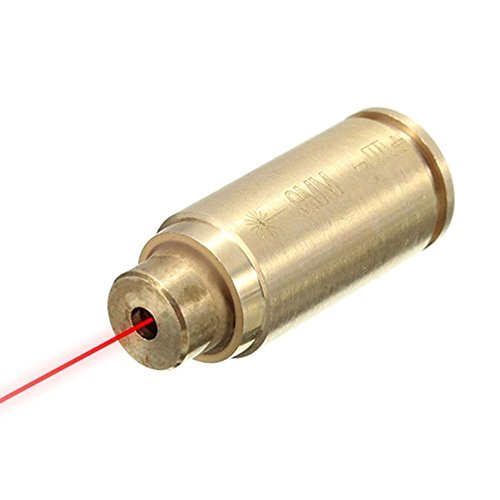 Micnaron New 9mm Boresighter Laser, 9mm Boresighter Red Laser Bore Sighter BoreSight