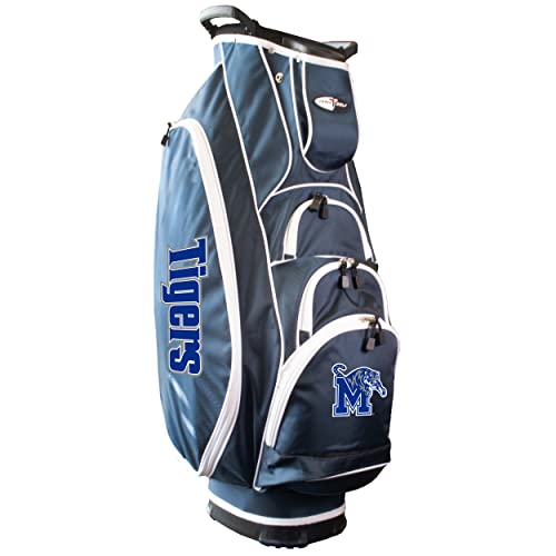Team Golf NCAA Memphis Albatross Golf Bag Lightweight, 10-Way Club Divider, Spring Action Stand, Insulated Cooler Pocket, Velcro Glove and Umbrella Holder & Lift Assist Handles