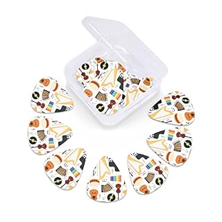 Lot de 12 médiators colorés pour guitare basse électrique et acoustique - Les Beatles, Paul McCartney, John Lennon, RIngo Starr, George Harrison Lot de 12 médiators colorés pour guitare basse électrique et acoustique – Image 6