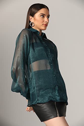 Image of GRECIILOOKS Shirt for Women | Women Shirt | Long Shirt for Women | Shirt Tops for Women | Oversized Shirt for Women