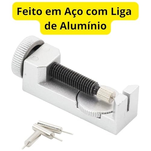 Ferramenta Tira Pino Gomo Ajusta Saca Remove Pulseira De Relógio Em Aço