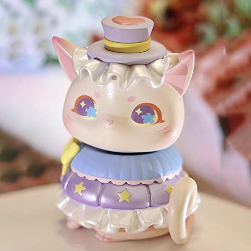 Aven Rabbit Mio Court Cat Blind Box Toys For Girls Kawaii Figures Action Cute Model Birthday Gift Guess Blind Bag Random Collection Toys Collectible Desktop Ornaments（8 Pack） #TOP4