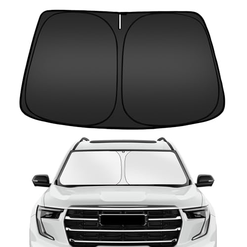 Image of ARISMOTOR Windshield Sun Shade for GMC Acadia 2024-2025 2026, Custom Fit Foldable Front Window Sunshade Sun Visor Protector, Block UV Rays Keep Your Car Cooler