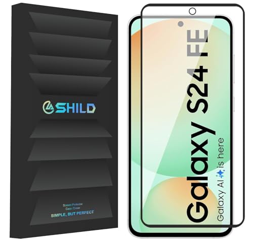 Image of SHILD Tempered Glass Screen Protector for Samsung Galaxy S24 FE [Pack of 1], 9H Hardness, Anti-Scratch, Bubble-Free, Ultra HD Clear, Easy Installation Kit