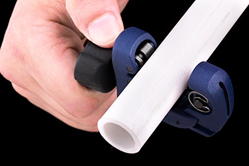 Capri Tools Miniklinge Mini Tube Cutter, Klinge Close Quarters With 1/8" To 1-1/8" Od, Blue #TOP5