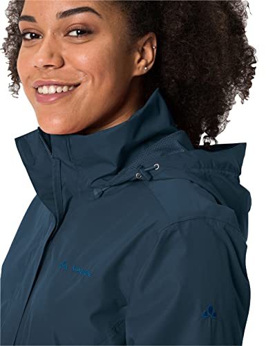 VAUDE Damen Women's Escape Light Jacket Regenjacke, Dark Sea, 38 EU