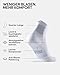 DANISH ENDURANCE Quarter Laufsocken, Knöchelhohe Sportsocken, Atmungsaktive Socken, Damen & Herren, 3 Paar, Weiß, 43-47